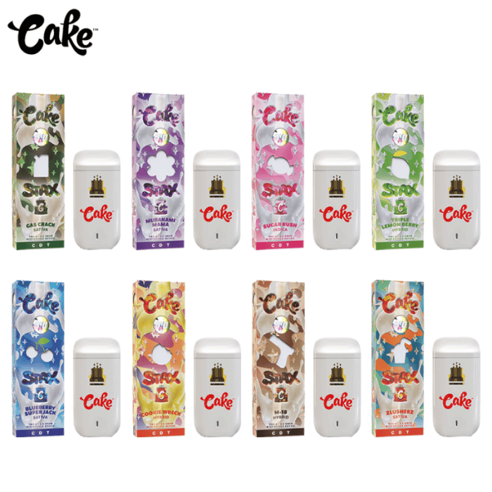 Cake Stax THC-A Disposable Vape 3Gm/5CT/PK 